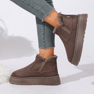 Polyester,Rubber Imported Size & boots in brown with platform silhouette
