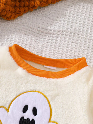 65% cotton, 35% polyester Care instructions: Machine wash cold pajama set in White with relaxed silhouette