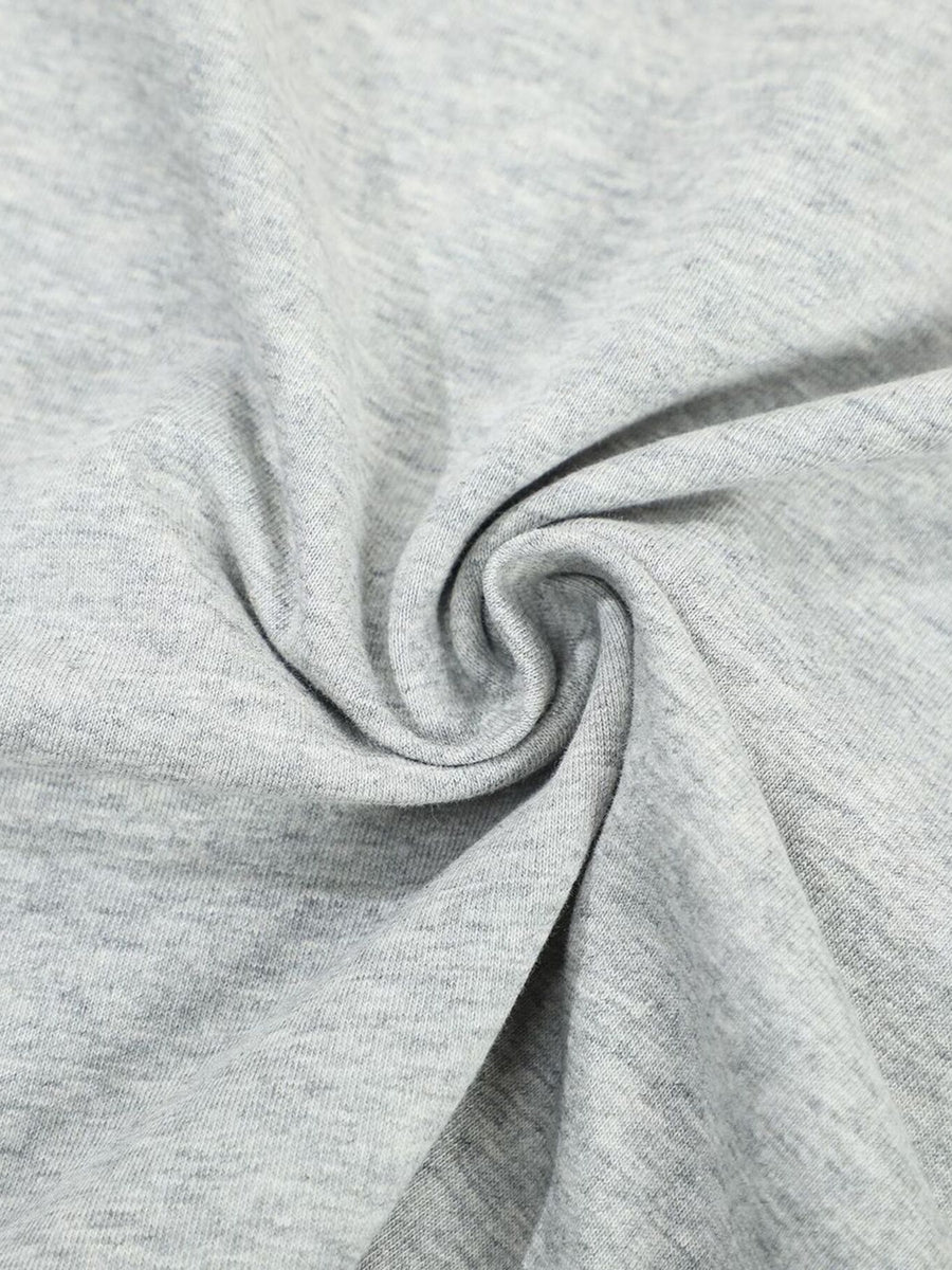 streetwear t-shirt in heather gray with crew neck