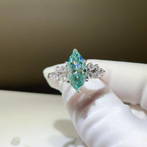 5 Carat Moissanite Solitaire Ring In Sterling Silver option 5