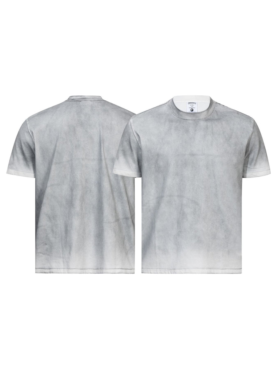 classic t-shirt in slate gray with round neck