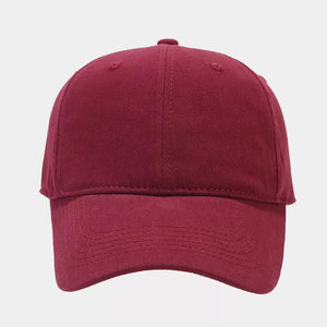 cotton Imported Size & cap in Wine Red with fitted silhouette
