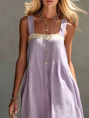midi dress featuring color-block in sky blue with 100% polyester Care instructions: Machine wash cold texture