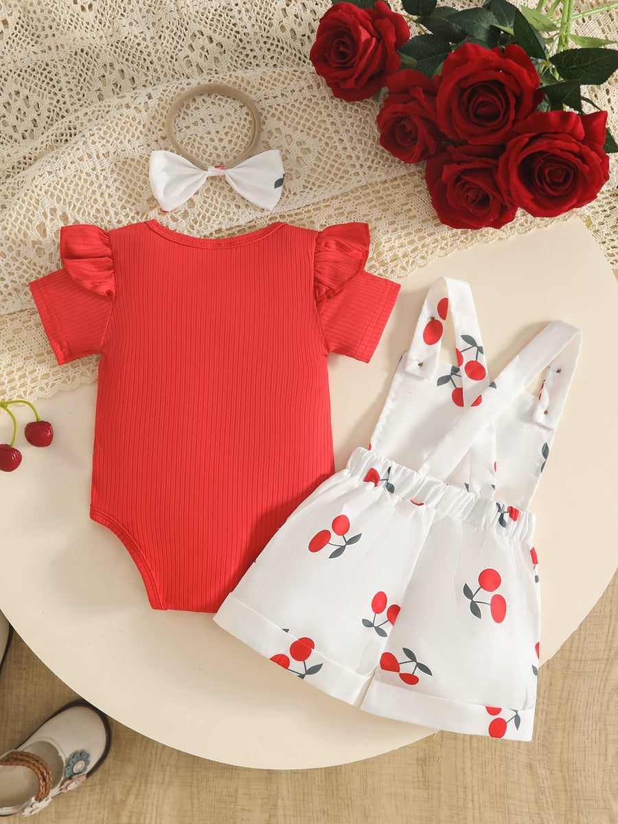 overalls featuring floral in Red with 95% polyester, 5% spandex Care instructions: Machine wash cold texture