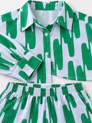 Emerald Green two-piece set