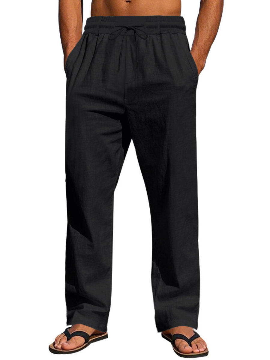 95%polyester,5%spandex Care instructions: Machine wash cold wide-leg pants in Green with loose silhouette