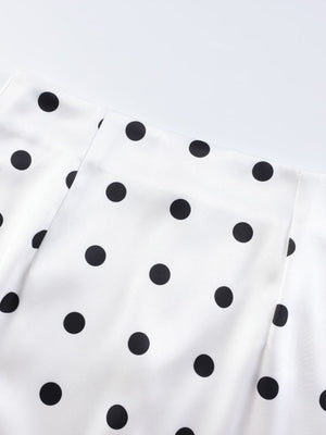 Black midi skirt