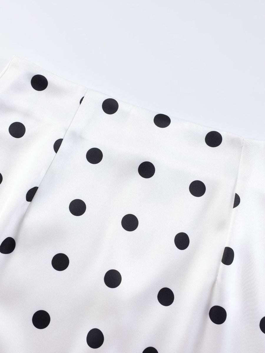 Black midi skirt