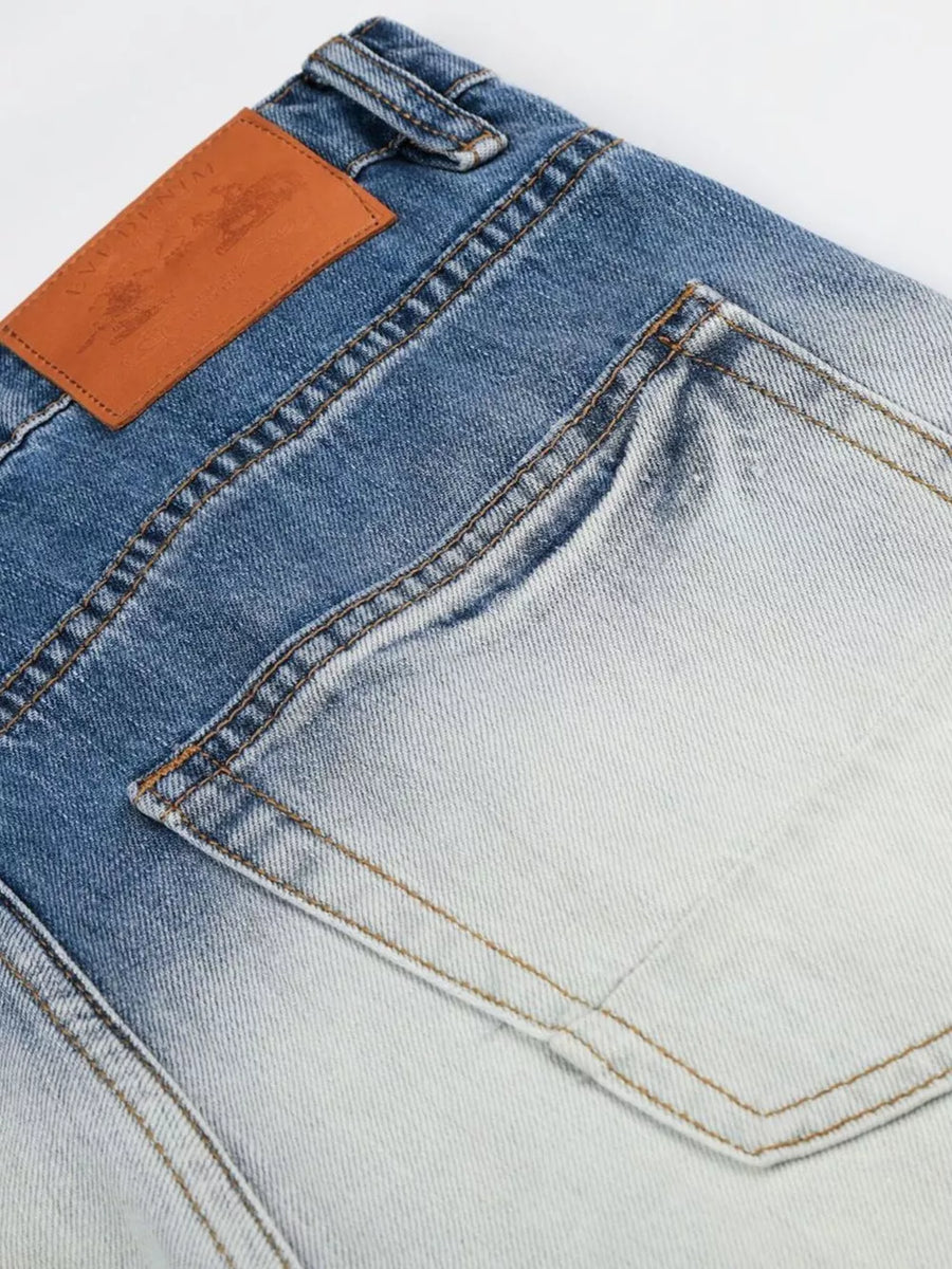 jeans in Blue with ombre and pocketed