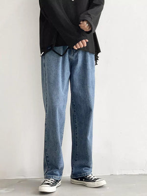 Men's Loose Fit Jeans in Black