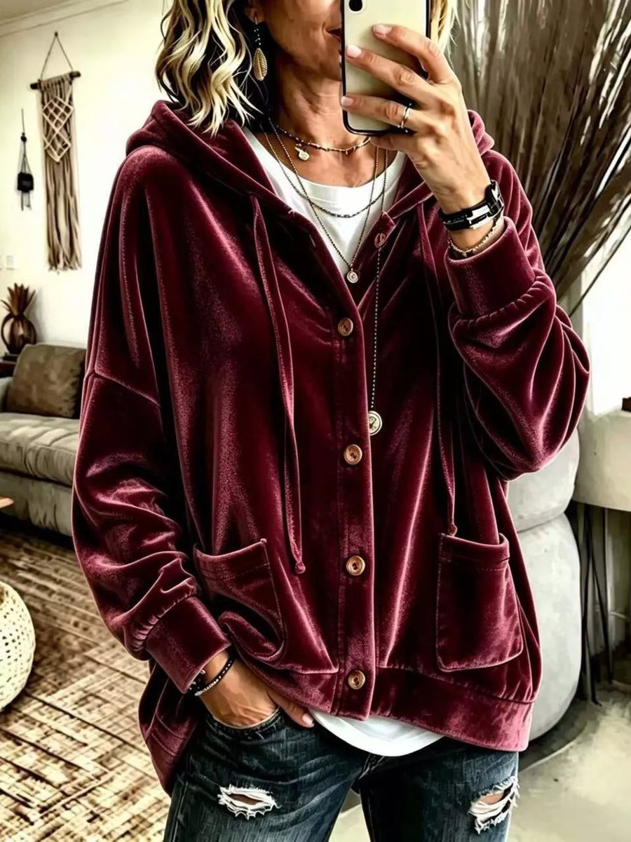 Brown hoodie