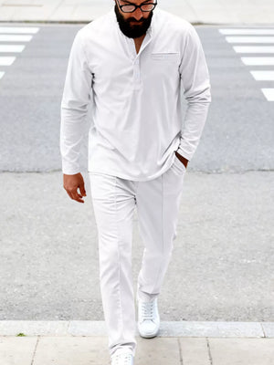 95%polyester, 5%spandex Care instructions: Machine wash cold henley in beige with regular silhouette