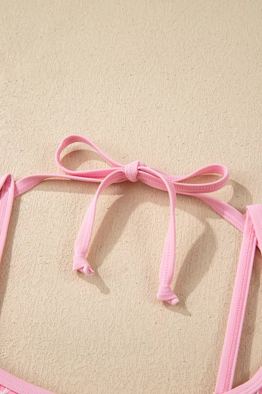 one-piece swimsuit featuring floral in blush pink with 92% polyester, 8% elastane Care instructions: Machine wash cold