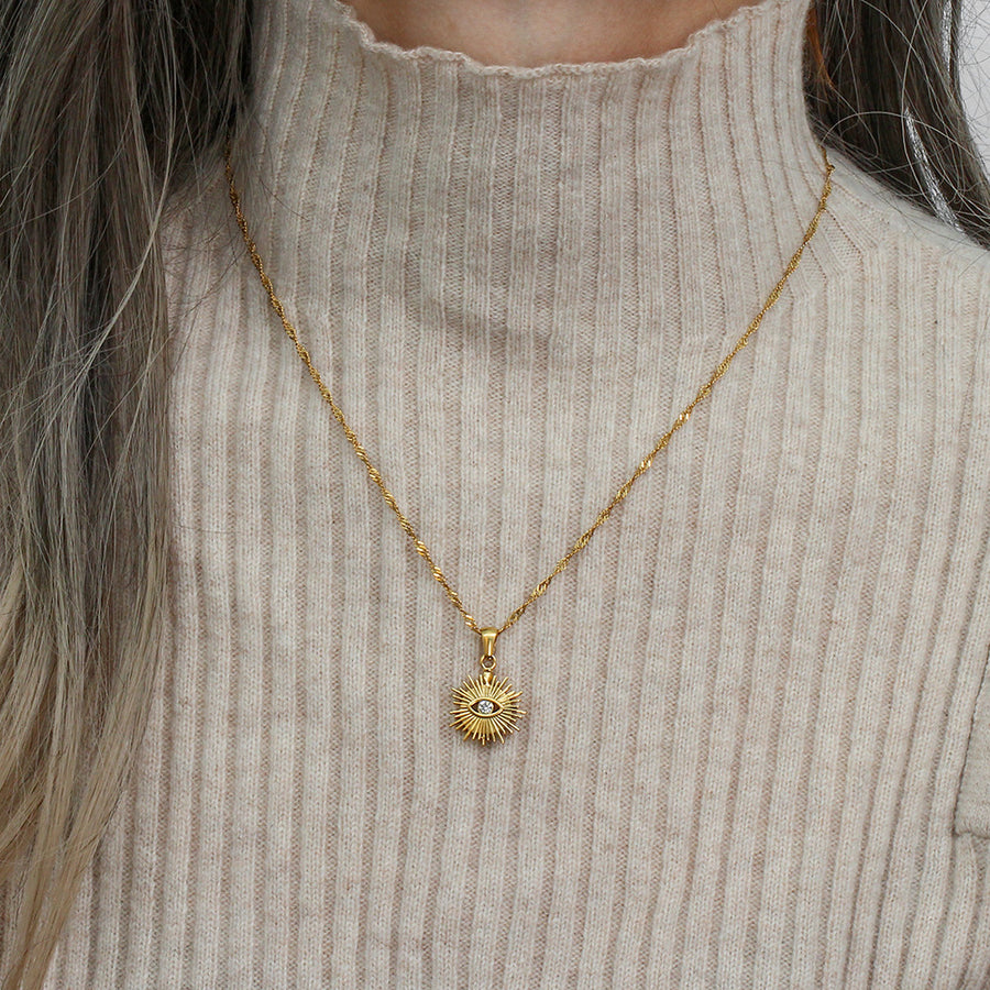 gold necklace