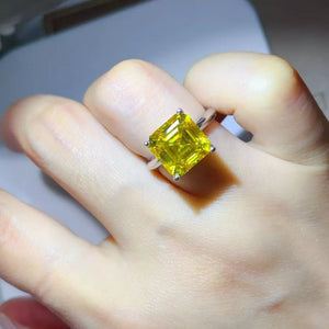 ring in yellow featuring 5 carat and fitted fit