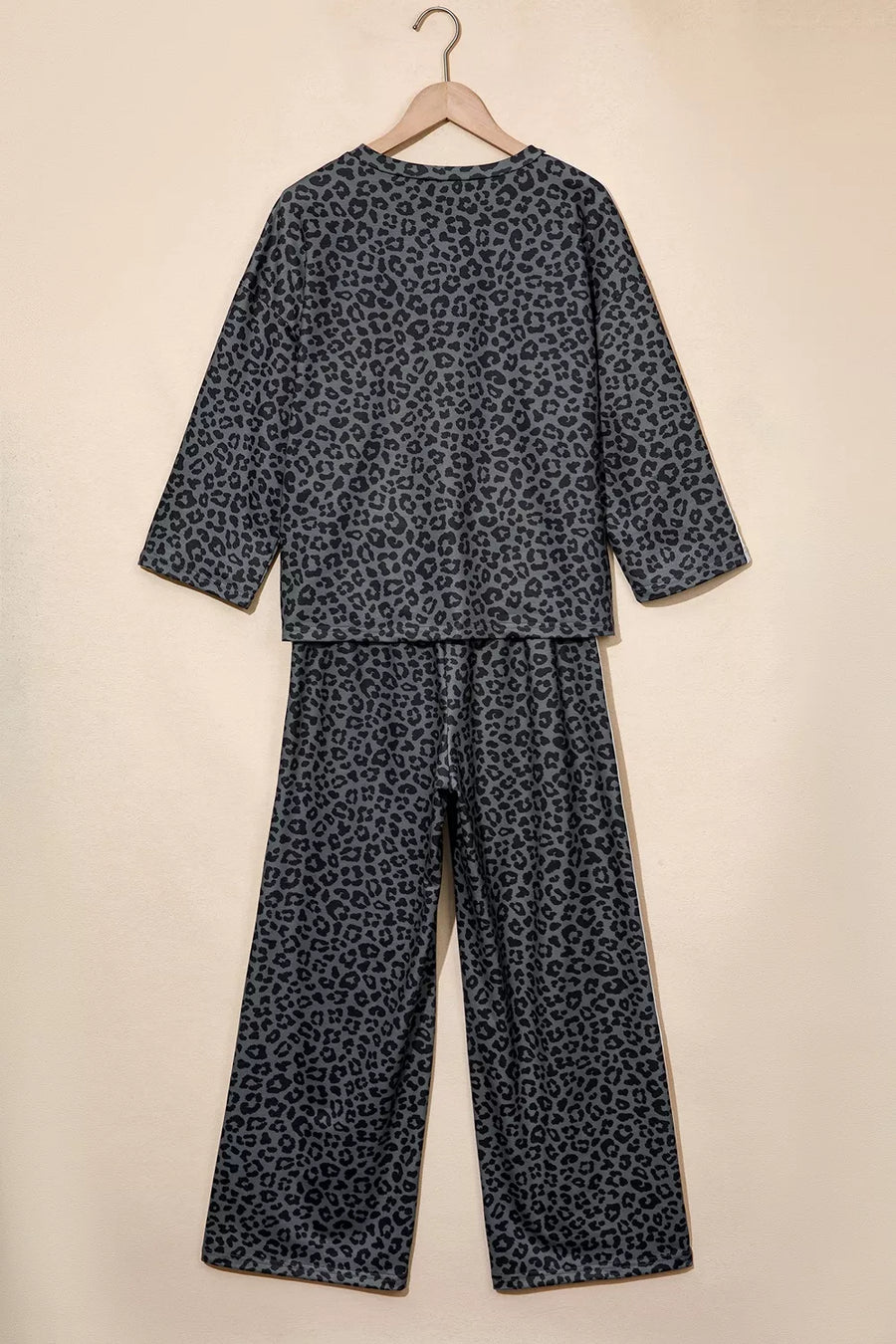 Dark Gray lounge set with full-length and pullover