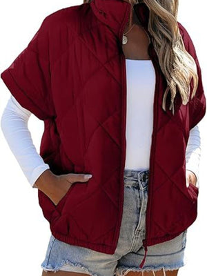 quilted jacket featuring quilted in light gray with 100% polyester Care instructions: Machine wash cold texture