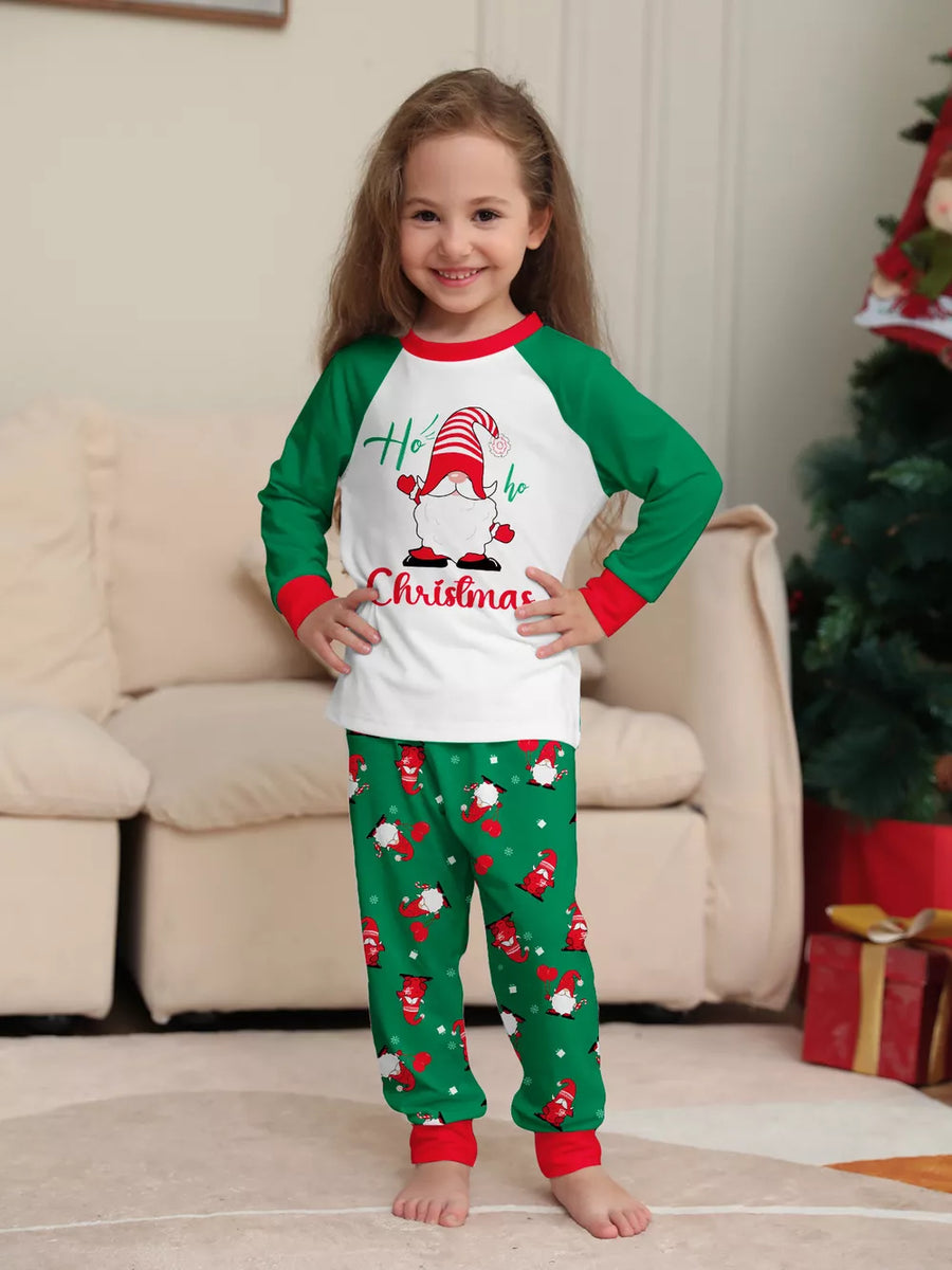 pajama set in Kid with raglan sleeves and hip-length, full-length