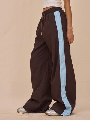 tracksuit in Yellow with drawstring waist and waist-length top, full-length bottom