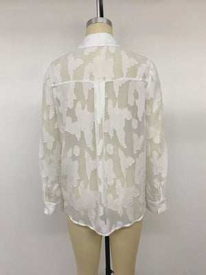 button-down shirt in White
