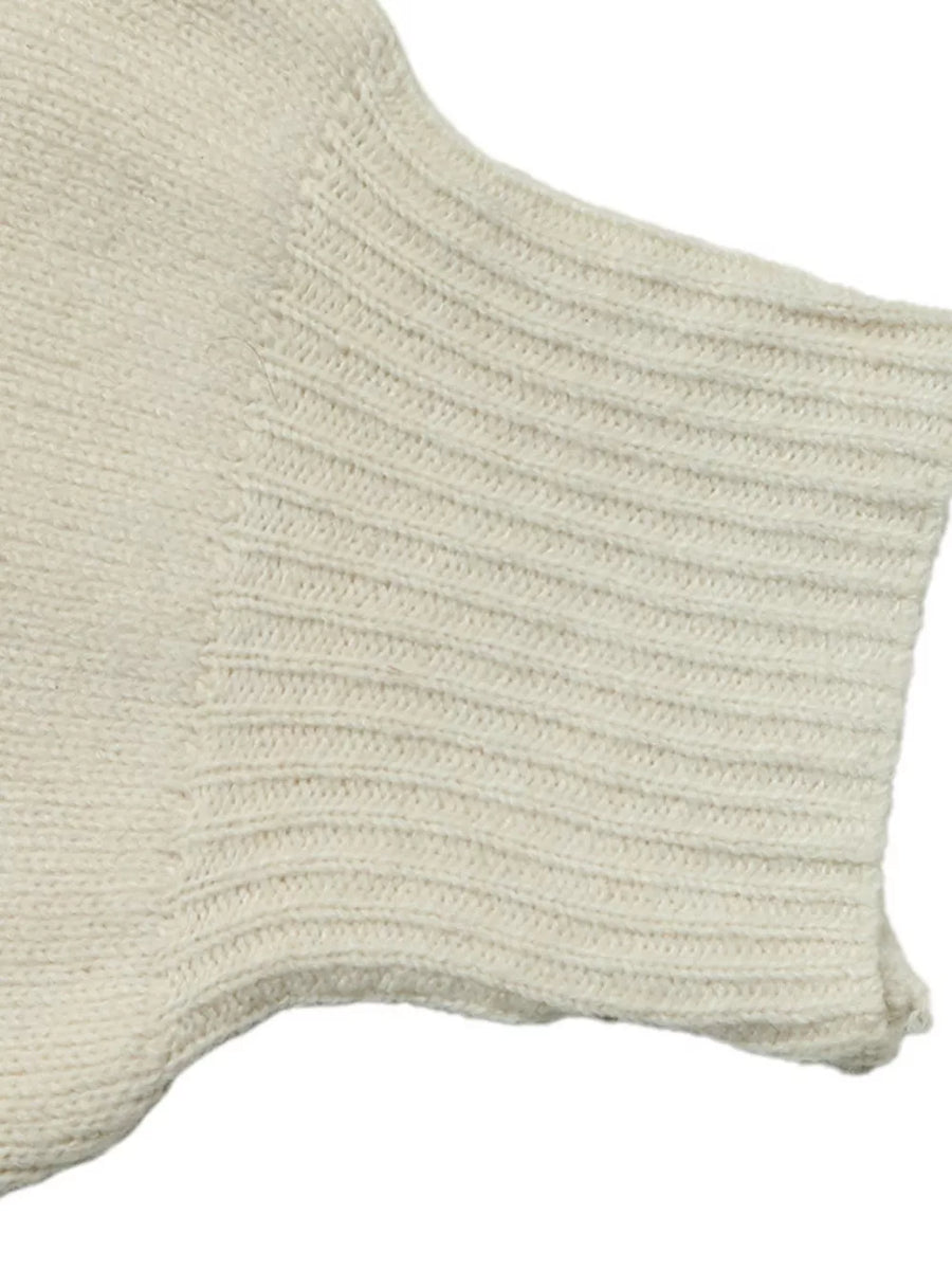 cream cardigan