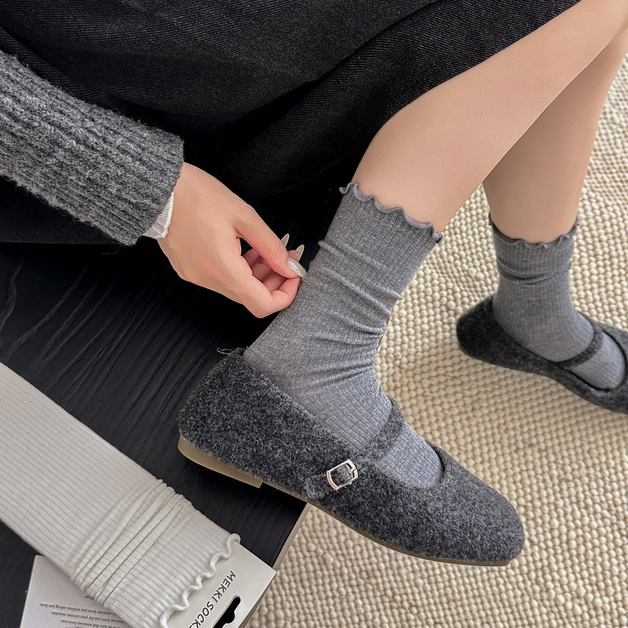 socks featuring striped in light beige with cotton Imported Size & texture