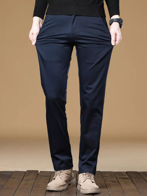 Men's Stretch Fit Casual Pants in Khaki