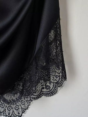 black with mini dress with lace 15