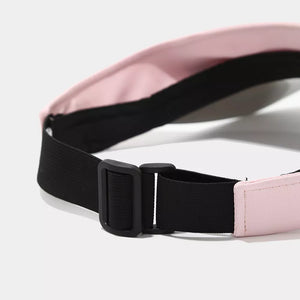 polyester Imported Size & visor in Light Pink with fitted silhouette