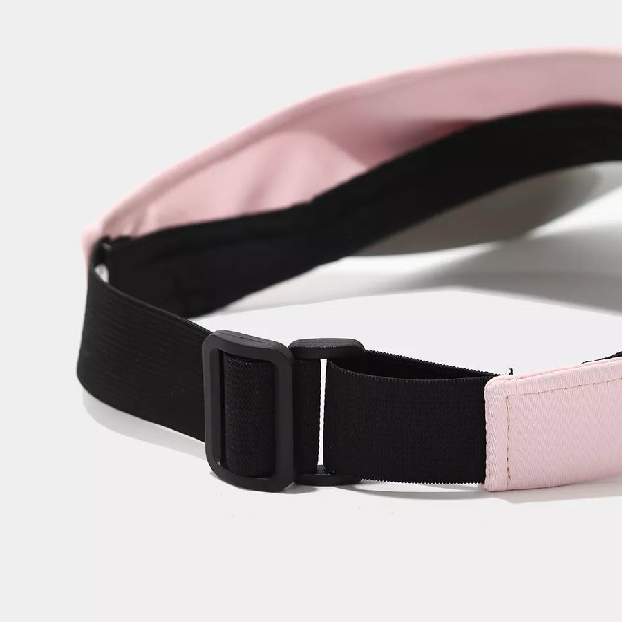 polyester Imported Size & visor in Light Pink with fitted silhouette