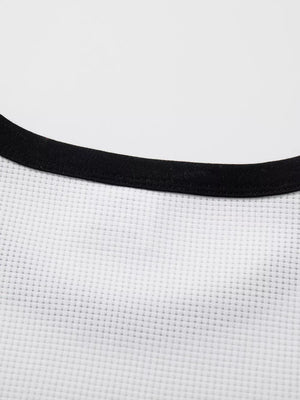 t-shirt featuring graphic-print in black with 100% Polyester Care instructions: Machine wash cold texture