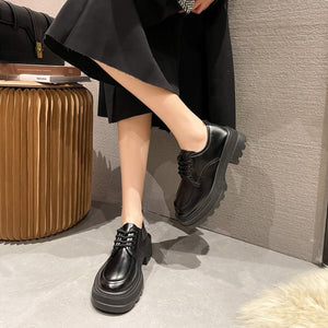 Black loafers