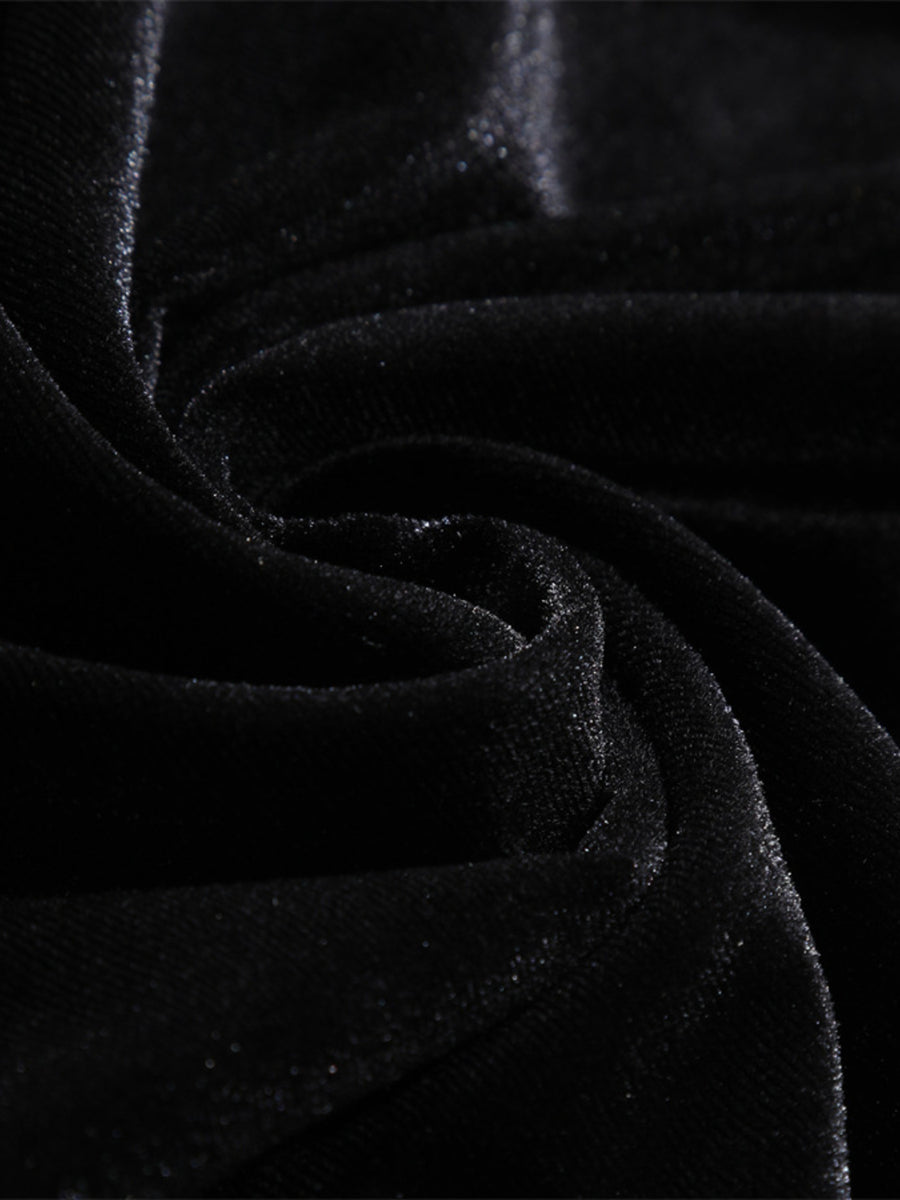 Black slim t-shirt with turtleneck