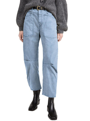 wide-leg jeans in Medium Blue