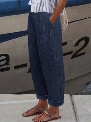 pants featuring striped in Army Green with 100% polyester Care instructions: Machine wash cold texture