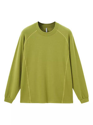 Dark Gray t-shirt with stretch and raglan sleeve