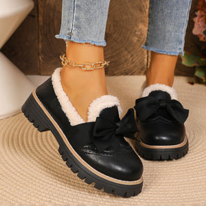 PU Leather,Fluff,Rubber Imported Size & loafers in brown with structured silhouette
