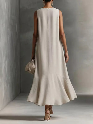 100% polyester Care instructions: Machine wash cold midi dress in Wine Red with A-line silhouette