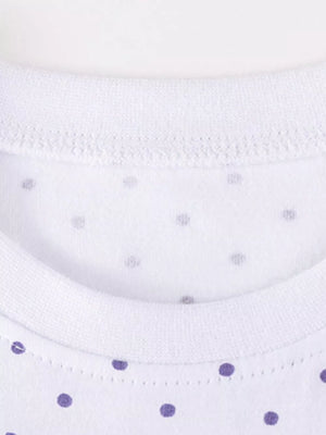 95% cotton, 5% polyester Care instructions: Machine wash cold peplum top in White with A-line silhouette