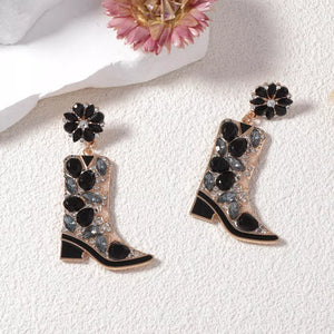 18K Gold-Plated,Zinc alloy,Rhinestone Care instructions: Avoid wearing during ex earrings in Green with not applicable