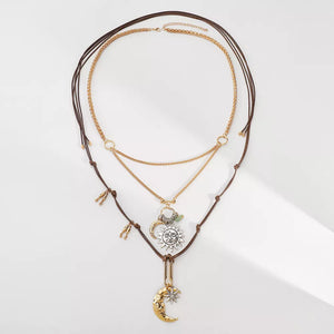 Style B necklace with long and clasp
