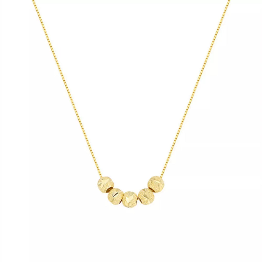 gold necklace