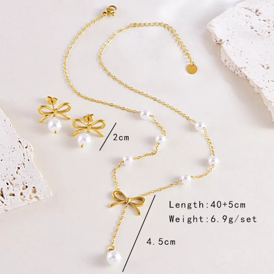romantic Jewelry Set in white with N/A