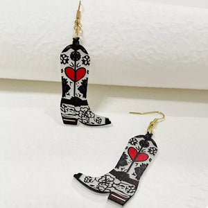 white earrings featuring dangle and floral