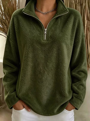 100% polyester Care instructions: Machine wash cold sweatshirt in Pink with relaxed silhouette
