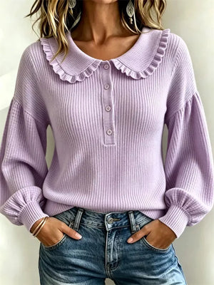 light blue pullover sweater