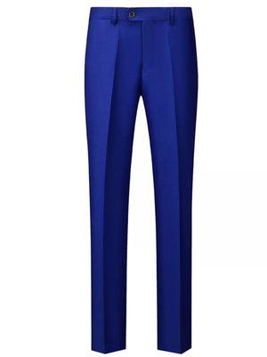 Cream White Men's Slim Fit Full Size Dress Pants