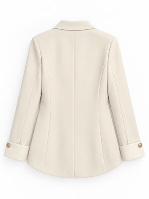 Polyester Care instructions: Dry clean only blazer in Mustard Yellow with regular silhouette