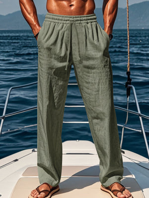 95%polyester,5%spandex Care instructions: Machine wash cold pants in Light Blue with loose silhouette