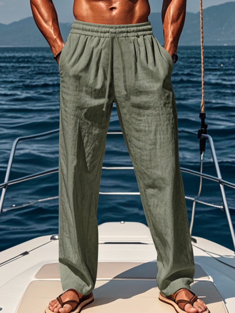 95%polyester,5%spandex Care instructions: Machine wash cold pants in Light Blue with loose silhouette